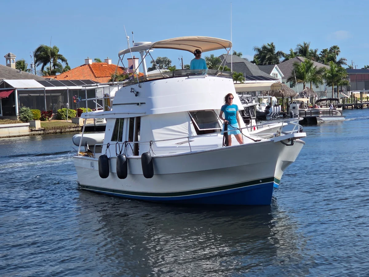 Betty G on the water